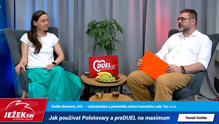 Předávání dokladů mezi účetní a klientem.