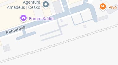 Spojka Events, map.