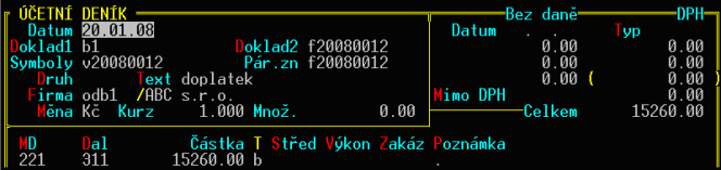 Zaplacené zálohy v roce 2007 a vyúčtování v novém roce v souvislosti se změnou snížené sazby DPH