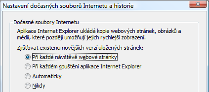 Zjišťovat při každé návštěvě