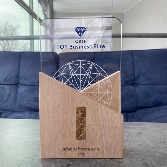 Ježek software získal prestižní certifikát CRIF TOP Business Elite