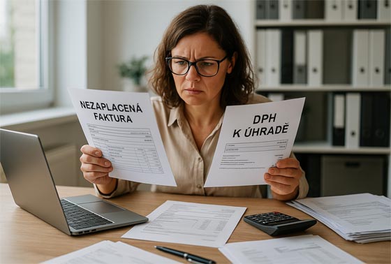 Nové povinnosti pro plátce DPH při neuhrazení faktury