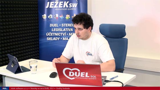 Webinář představení verze DUEL 20 pro rok 2024.